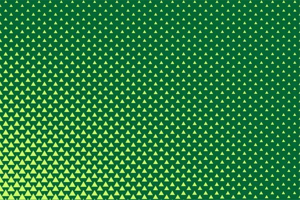 Lutande Grön Bakgrund Med Halvton Prickar Mönster Retro Pop Konst — Stock vektor