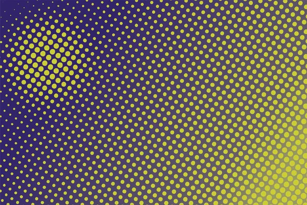 Farbverlauf Blaugrüner Hintergrund Mit Halbtonem Punktemuster Retro Pop Art Textur — Stockvektor