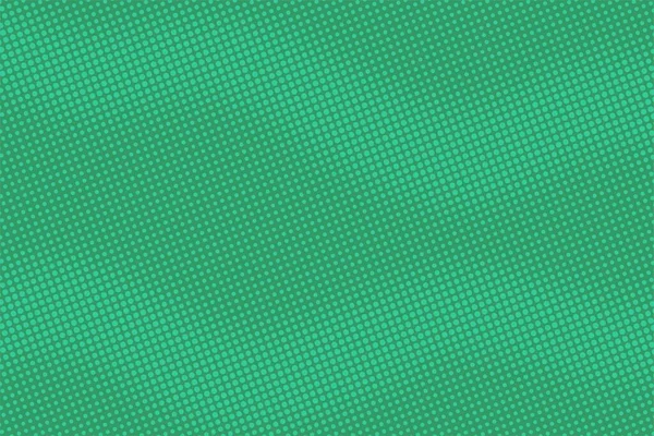 Přechod Tyrkysové Pozadí Polotónem Tečky Vzor Retro Pop Art Textura — Stockový vektor