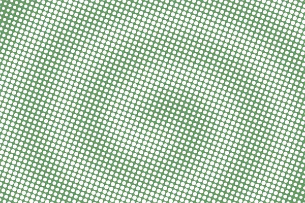 Gradiente Verde Fundo Branco Com Padrão Pontos Meio Tom Textura — Vetor de Stock