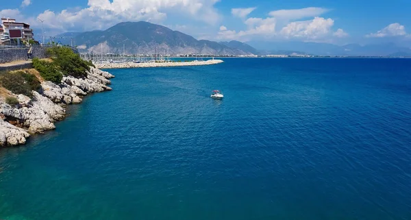 Tropisches Meer Strandlandschaft Von Finike Antalya Türkei Urlaubs Reise Und — Stockfoto