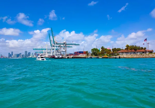Day View Bayside Marina Miami Florida Usa — Stock fotografie