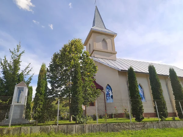 Bacau Romênia Setembro 2022 Igreja Campo Perto Bacau Norte Romênia — Fotografia de Stock