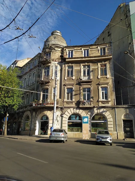 Bukareszt Rumunia Września 2022 Restauracja Pagaia Starym Centrum Bukaresztu Rumunia — Zdjęcie stockowe