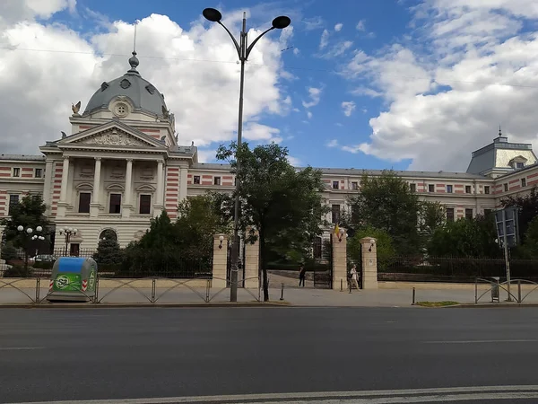 Бухарест Румыния Сентября 2022 Года Здание Знаменитой Больницы Колтеа Бухаресте — стоковое фото