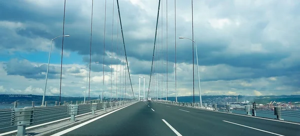 Altinova Türkei September 2022 Blick Auf Die Osmangazi Brücke Eine — Stockfoto