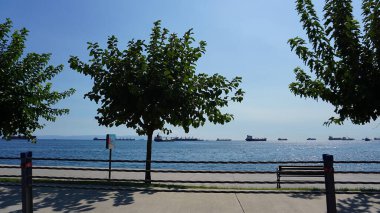 İstanbul, Türkiye - İstanbul 'da Asya' daki Türkiye ile Avrupa 'daki Türkiye' yi birbirinden ayıran Boğaz Seddi