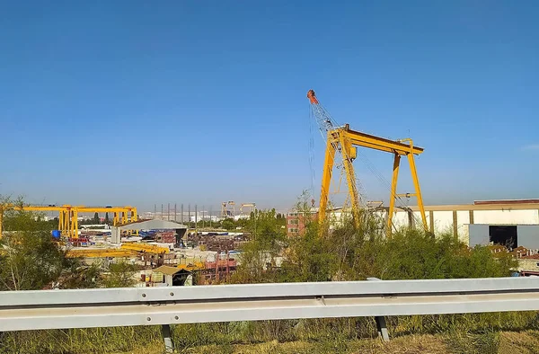 Дилискелези Турция Сентября 2022 Года Вид Моста Османгази Являющегося Подвесным — стоковое фото