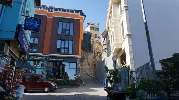 土耳其伊斯坦布尔 2022年9月14日 苏丹哈米德的街景 这是伊斯坦布尔最受欢迎的旅游胜地 — 图库照片