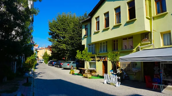 Stanbul Türkiye Eylül 2022 Sultanahmet Sokak Manzaralı Burası Stanbul Popüler — Stok fotoğraf