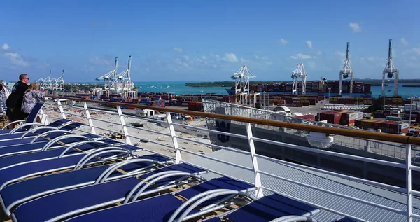 Miami Abd Nisan 2022 Abd Nin Büyük Kargo Limanlarından Biri — Stok fotoğraf