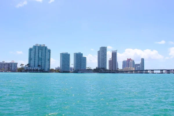 Day View Bayside Marina Miami Florida Usa — Foto de Stock