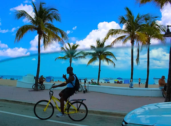 Fort Lauderdale Florida May 2022 Fort Lauderdale Beach Las Olas — Stockfoto