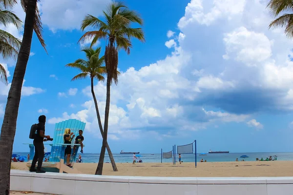 Fort Lauderdale Florida May 2022 Fort Lauderdale Beach Las Olas — 스톡 사진