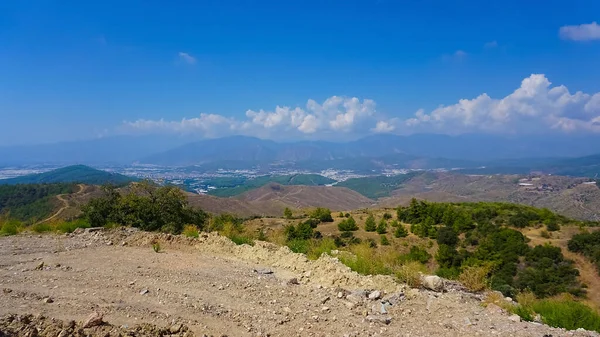 stock image Mountain road in Antalya area in Turkey