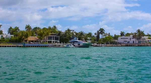 Luxurious Mansion Miami Beach Florida — Zdjęcie stockowe