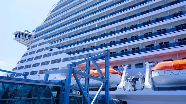 Guell Tunesië April 2023 Het Cruiseschip Msc Grandiosa Haven Van — Stockfoto