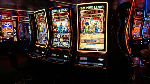 Barcelona Spanien Mai 2023 Innenausstattung Von Spielautomaten Glücksspiel Casino Bord — Stockfoto