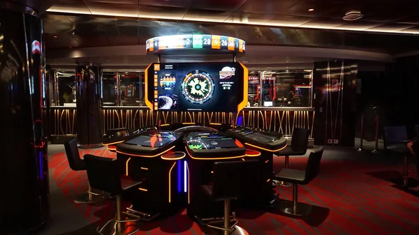 Barcelona Espanha Maio 2023 Interior Máquinas Caça Níqueis Casino Jogo — Fotografia de Stock