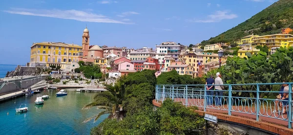 Nervi Genoa Italia Mei 2023 Orang Orang Beristirahat Nervi Nervi — Stok Foto