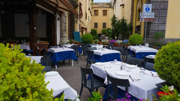 Sorrento Italië Mei 2023 Typisch Sorrento Restaurant Ristorante Pizzeria Abate — Stockfoto