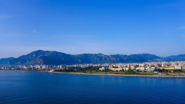 Palermo yat limanı, Sicil, İtalya - deniz manzaralı