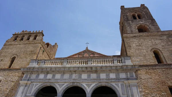 Catedral Santa Maria Nuova Monreale Cerca Palermo Sicilia Italia — Foto de Stock