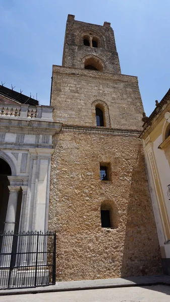 Kathedraal Santa Maria Nuova Van Monreale Buurt Van Palermo Sicilië — Stockfoto