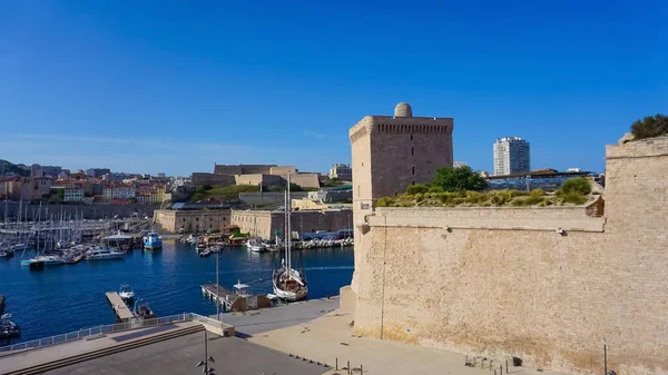Marseille Frankrijk Mei 2023 Fort Saint Jean Een Fort Marseille — Stockfoto