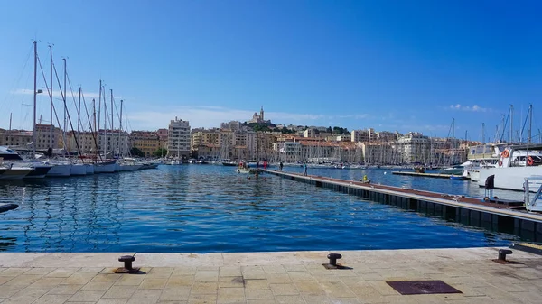 Oude Haven Marseille Tweede Grootste Stad Van Frankrijk — Stockfoto