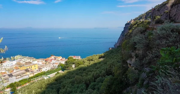 Панорамний Вид Сорренто Узбережжя Амальфі Італії — стокове фото