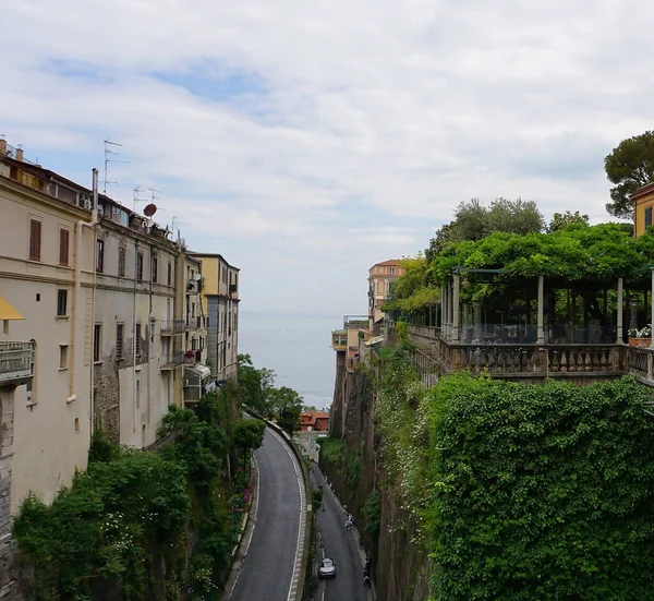 stock image Sorrento famous way to the sea inside the rock summer view, Italy at Amalfi coast