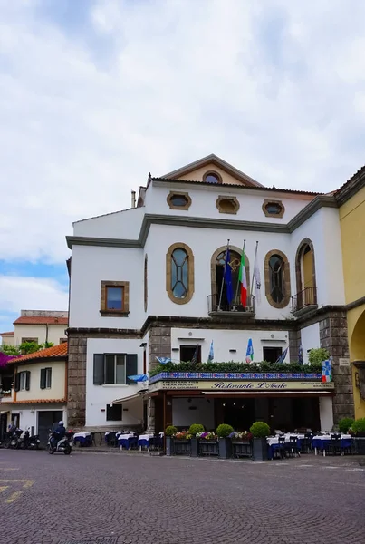 Sorrento Talya Mayıs 2023 Tipik Sorrento Restoranı Ristorante Pizzeria Abate — Stok fotoğraf