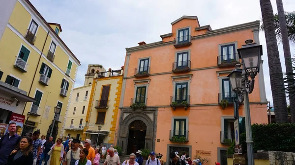 Sorrent Italien Mai 2023 Touristen Auf Den Straßen Des Historischen — Stockfoto