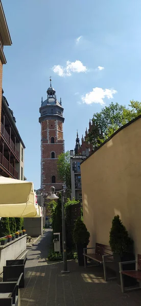 Krakow Polonya Mayıs 2023 Krakow Eski Kasabasından Tipik Eski Bina — Stok fotoğraf