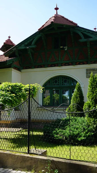 Rzeszow Polônia Maio 2023 Uma Pitoresca Villa Art Nouveau Localizada — Fotografia de Stock