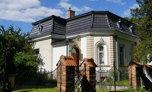 Rzeszow Polônia Maio 2023 Uma Pitoresca Villa Art Nouveau Localizada — Fotografia de Stock