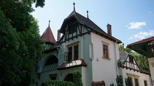 Rzeszow Polonia Mayo 2023 Una Pintoresca Villa Art Nouveau Situada —  Fotos de Stock