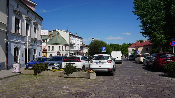 Rzeszow Polonia Mayo 2023 Edificios Antiguos Cerca Plaza Del Mercado —  Fotos de Stock