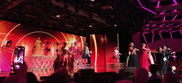 Барселона Испания Мая 2023 Года Шоу Театре Круизном Лайнере Корабле — стоковое фото