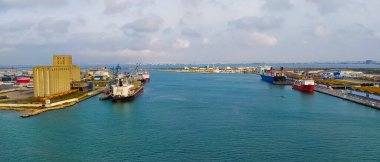 La Goulette limanı ve Tunus 'taki La Goulette limanı.