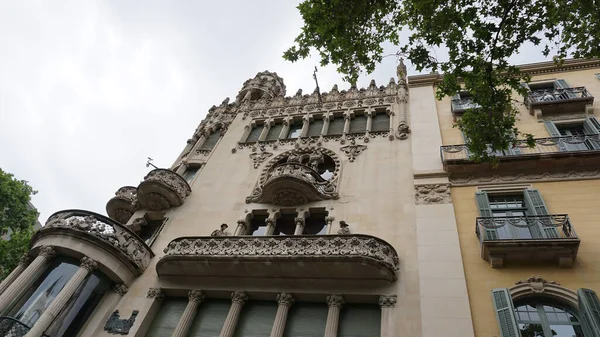 Барселона Испания Мая 2023 Года Casa Lleo Morera Здание Спроектированное — стоковое фото