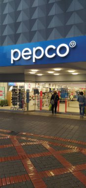 Gelsenkirchen, Germany - April 18, 2024: Pepco store entrance at Tarnow, Poland clipart
