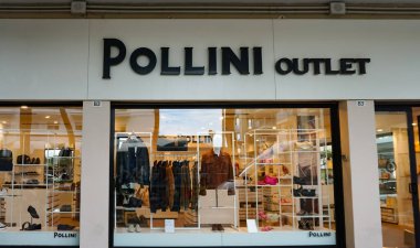 Rimini, İtalya - 25 Haziran 2024: Rimini, İtalya 'da Pollini mağazası veya mağazası