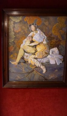 Figueres, İspanya - 20 Eylül 2024: Dali Müzesi 'nin detayları 28 Eylül 1974' te açıldı ve Salvador Dali 'nin Figueras, Katalunya, İspanya' daki en büyük çalışma koleksiyonuna ev sahipliği yaptı.