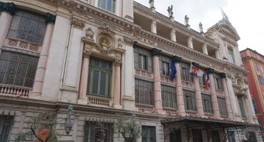 Nice, Fransa - 22 Eylül 2024: Nice, Fransa 'daki eski opera binası