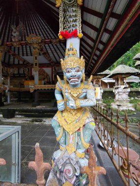 Bali, Endonezya - 11 Ocak 2025: Pura Gunung Kawi Sebatu Gianyar Tapınağı Ubud, Bali Endonezya