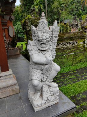 Bali, Endonezya - 11 Ocak 2025: Pura Gunung Kawi Sebatu Gianyar Tapınağı Ubud, Bali Endonezya