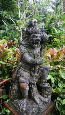 Bali, Endonezya - 11 Ocak 2025: Ramayana 'dan heykel, Bali, Ubud, Endonezya