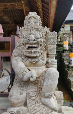 Bali, Endonezya - 11 Ocak 2025: Pura Gunung Kawi Sebatu Gianyar Tapınağı Ubud, Bali Endonezya